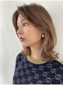 ミディアムレイヤーハイトーンカラー