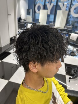 オーシャントーキョー(OCEAN TOKYO) メンズパーマツイスパ波巻きスパイラルマッシュセンターパート