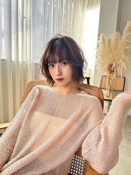 ラフィスヘアー プアナ 小田原店(La fith hair puana) 【La fith】マルチダボブ×モカブラウン