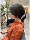 【首元スッキリ】ショートボブ