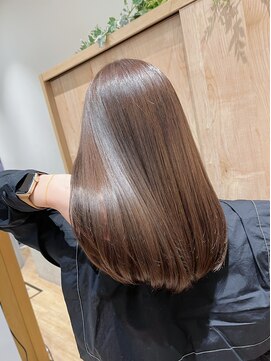 バイオレット 横浜店(Violet) ブリーチなしくすみカラーラベンダーベージュ　ay_7