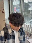 波巻きスパイラルパーマ
