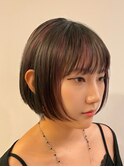 ボブ/カット/カラー/インナーカラー/イヤリングカラー/ショート