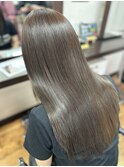 うる艶♪水素カラー×シルクトリートメント アッシュベージュ2