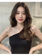 《韓国式透け感カラー×韓国式レイヤーカット》で美髪美人★［[韓国/顔まわりカット/レイヤーカットmen's］