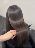 縮毛矯正+髪質改善トリートメント