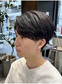 ツーブロックショートスタイル