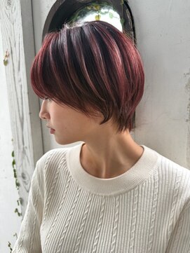 ロンドアジュール 横浜(Lond azur) ミニウルフレイヤーカット顔周りカット前髪カットショート/横浜