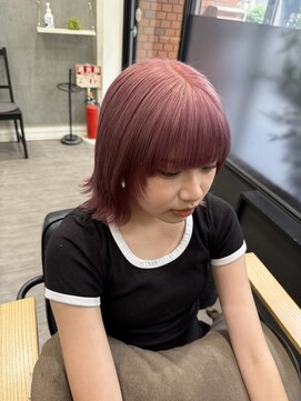ココット 京橋店(cocotte) 艶髪スモークピンクカラー