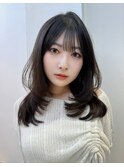 ミニウルフレイヤーカット顔周り前髪韓国ミディアムロング北千住