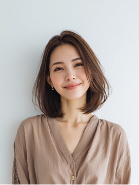 e.m.a プレミアムビューティーサロン 栄駅店(e.m.a PREMIUM BEAUTY SALON) ボブ/イメチェン/外ハネボブ/美髪/ワイドバング/髪型