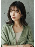 外ハネボブ/レイヤーカット/小顔見せカット/モテ髪こなれヘア