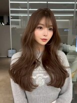 コア銀座メゾン(COA GINZA Maison)&nbsp;髪質改善レイヤーカット前髪カット顔周りレイヤー暗めカラー銀座