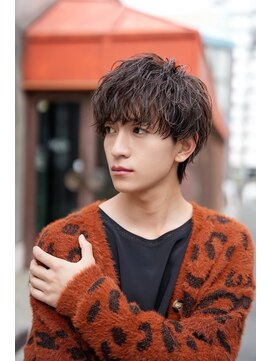 オーシャントーキョー 心斎橋(OCEAN TOKYO WEST) ツイストスパイラル波巻きスパイラルパーマセンターパートウルフ