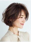 クラゲヘアー/小顔/ココアベージュ/オリーブグレー/川西