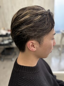 カラペア 大みか店(Color-pair) 清潔感大人ハイライトカラー