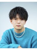 men'shair/波巻きツイストスパイラル/ニュアンスパーマ