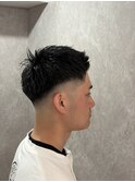 【フェードカット】アップバング/ミドルスキンフェード/仙台長町