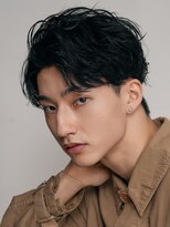 レタッチ バイ フィフス 銀座(RETOUCH by fifth) 新橋メンズパーマフェザーパーマシャドウパーマセンターパート