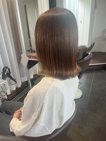 ヘアサロン フラット(Hair salon flat) ミディアム切りっぱなし