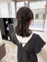 鏡と星 高田馬場 お呼ばれハーフアップ♪