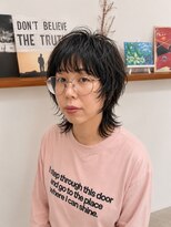 ハク アトリエ(HaKU atelier) マレットヘアショートウルフモード感抜け感顔まわりレイヤー