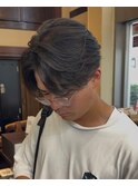 毛流れセンターパート
