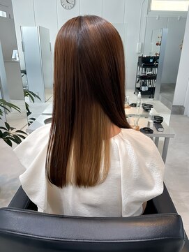 ユラン(ulan.) インナーカラーに縮毛矯正☆