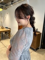 キャロルガーデンズ ボコカ 表参道(Carroll Gardens bococa)&nbsp;【kacho】結婚式ヘアセット　編みおろし