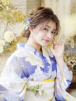 シャルメ 三宮店(CHARMER)&nbsp;浴衣の定番ルーズシニヨン