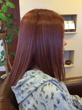 ムームヘアー(mu' m hair) 春色ベリー系カラー