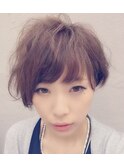外人風　無造作マッシュショート☆