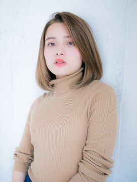 リリアン 表参道(relian) ベージュカラーで柔らかシフォンヘア☆relian表参道