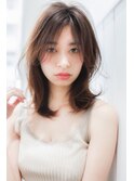 長め前髪のレイヤースタイル♪