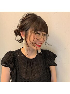 ヘアーデザイン リーム(Hair Design Rm.) カジュアルにパーティーアレンジ