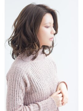 ラミ(L'ami) 【東 純平】大人かわいい ラフ カジュアルウェーブミディ