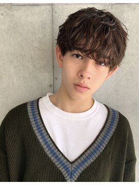 フィフス(fifth) ◇くせ毛風パーマ マッシュショート ミルクティーベージュ◇