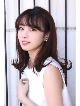 アンビエンテ(ambiente) イノアカラー　シースルーバング　ココアブラウン【坂根】