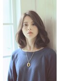 デジタルパーマでつくる大人カジュアルモード