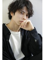 イグレックビス(igrek bis) センターパートパーマ