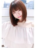 【over hair】 つや髪☆オレンジレッドカラー