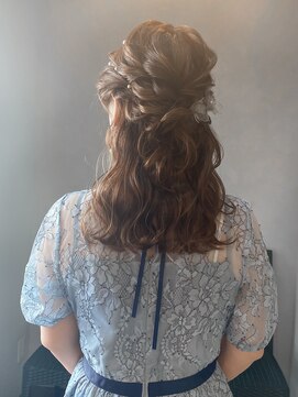 タイドヘア 茨木店(TIDE HAIR) ハーフアップアレンジ