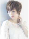 大人ショート 小顔 ひし形シルエット/横浜髪質改善