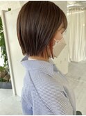 ボブ×インナーカラー