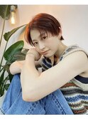 ツヤ髪スタイル/ショートボブ/グラデーションカラー
