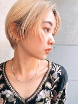 ロジッタ(ROJITHA)&nbsp;【ROJITHA表参道原宿】ミニボブ×キャメルベージュ