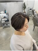 【箕面 石橋 桜井】白髪ぼかしカラー×大人ショート