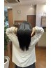 #U-18限定 高校生まで髪質改善ストレート¥12000