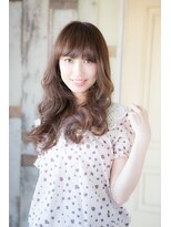 ステージ(STAGE) 大人かわいい/レイヤーロング/グレーベージュ/前髪パーマ/幡ヶ谷