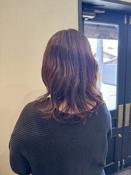 ラヴィン(LOVIN’) ピンクブラウン/ミディアム/グレイカラー